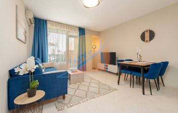 Sunny Beach, furnished three-room apartment with pool view, Bravo 5, READY DOCUMENTS FOR DEAL!