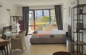 Лозенець, Oasis Beach Club, мебльована двокімнатна квартира на першому поверсі, з великою верандою з видом на море та сад, Oasis Beach Club, Лозенець