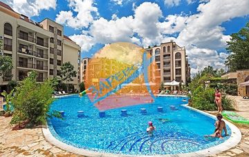 Sunny Beach, furnished one-bedroom with pool view, Cascadas 2, quick deal!