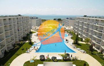 Сарафово, Бургас, гледка море и басейн, двустаен южен, обзаведен, Атлантис (Atlantis Complex),