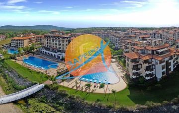 Лозенець, Oasis Beach Club, мебльована двокімнатна квартира з видом на сад і Странджа, в Oasis Beach Club, Лозенець