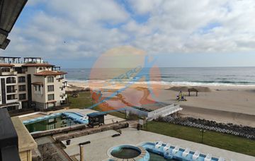 Lozenets, Oasis Beach Club, two-room furnished with direct sea view