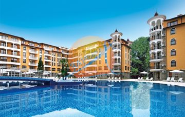 Sunny Beach, furnished one-bedroom on the ground floor in Royal Sun